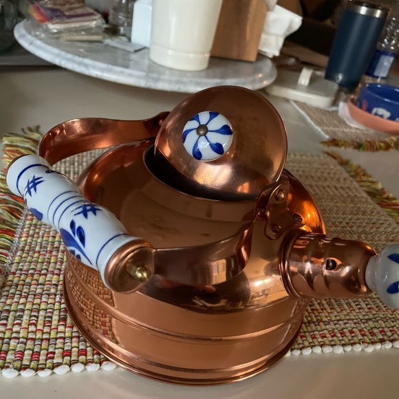 Vintage copper tea kettle - Picture 5 of 8